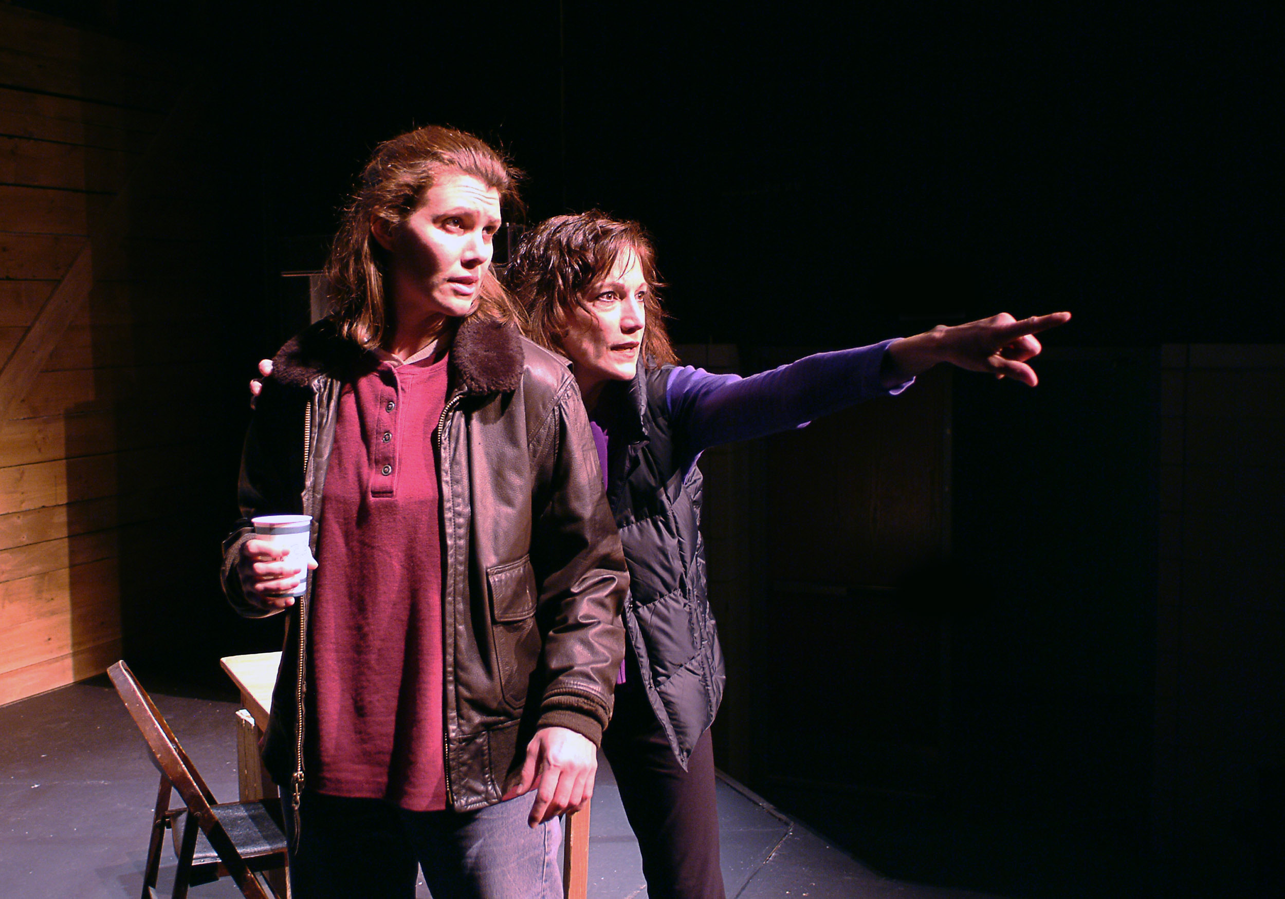 Rachel Carter in theatre production Tongue of a Bird.