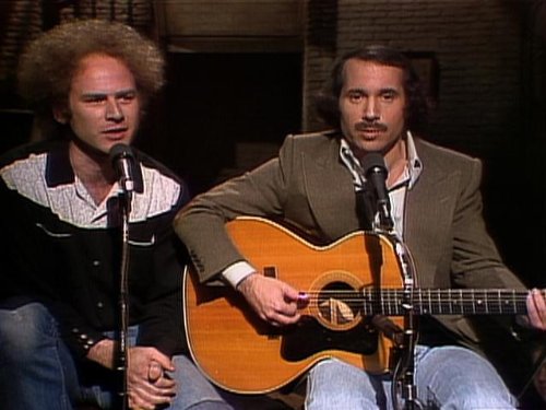 Still of Art Garfunkel and Paul Simon in Saturday Night Live (1975)