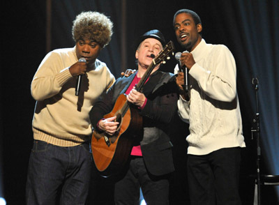 Chris Rock, Tracy Morgan and Paul Simon