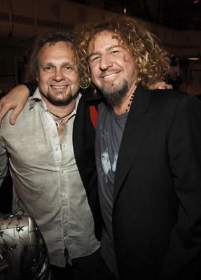 Michael Anthony and Sammy Hagar