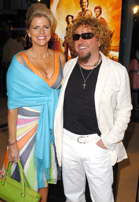 Sammy Hagar and Kari Hagar at event of Sahara (2005)