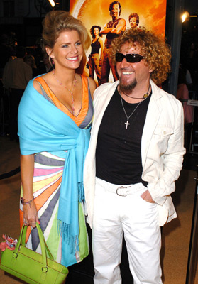 Sammy Hagar and Kari Hagar at event of Sahara (2005)