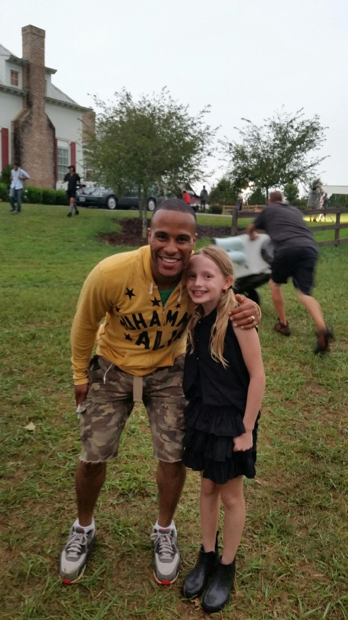 Karolina with Mr. DeVon Franklin, Producer 