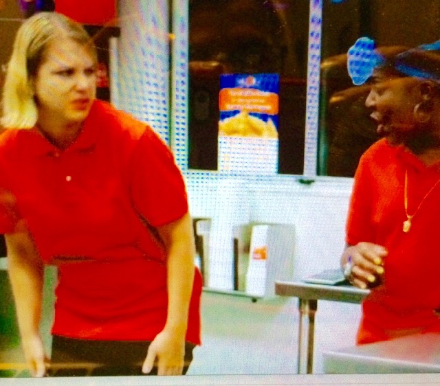 Playing a fast food worker on the SCAD film, Taste-N-See.