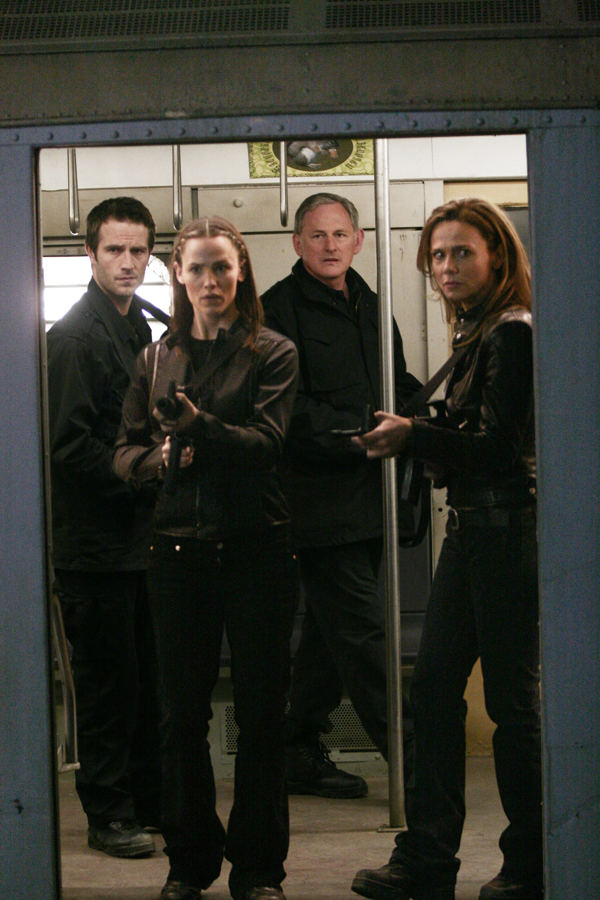 Still of Lena Olin, Victor Garber, Jennifer Garner and Michael Vartan in Alias (2001)