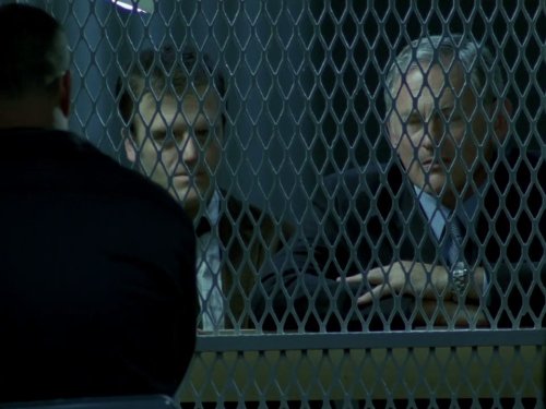 Still of Victor Garber and Kevin Weisman in Alias (2001)