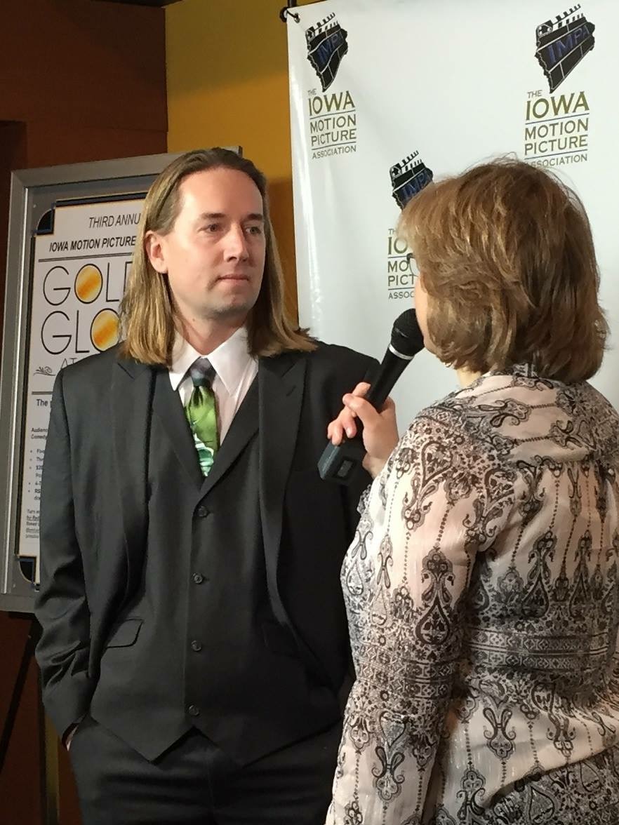 Interviewed during Golden Globes award show at the Fleur.