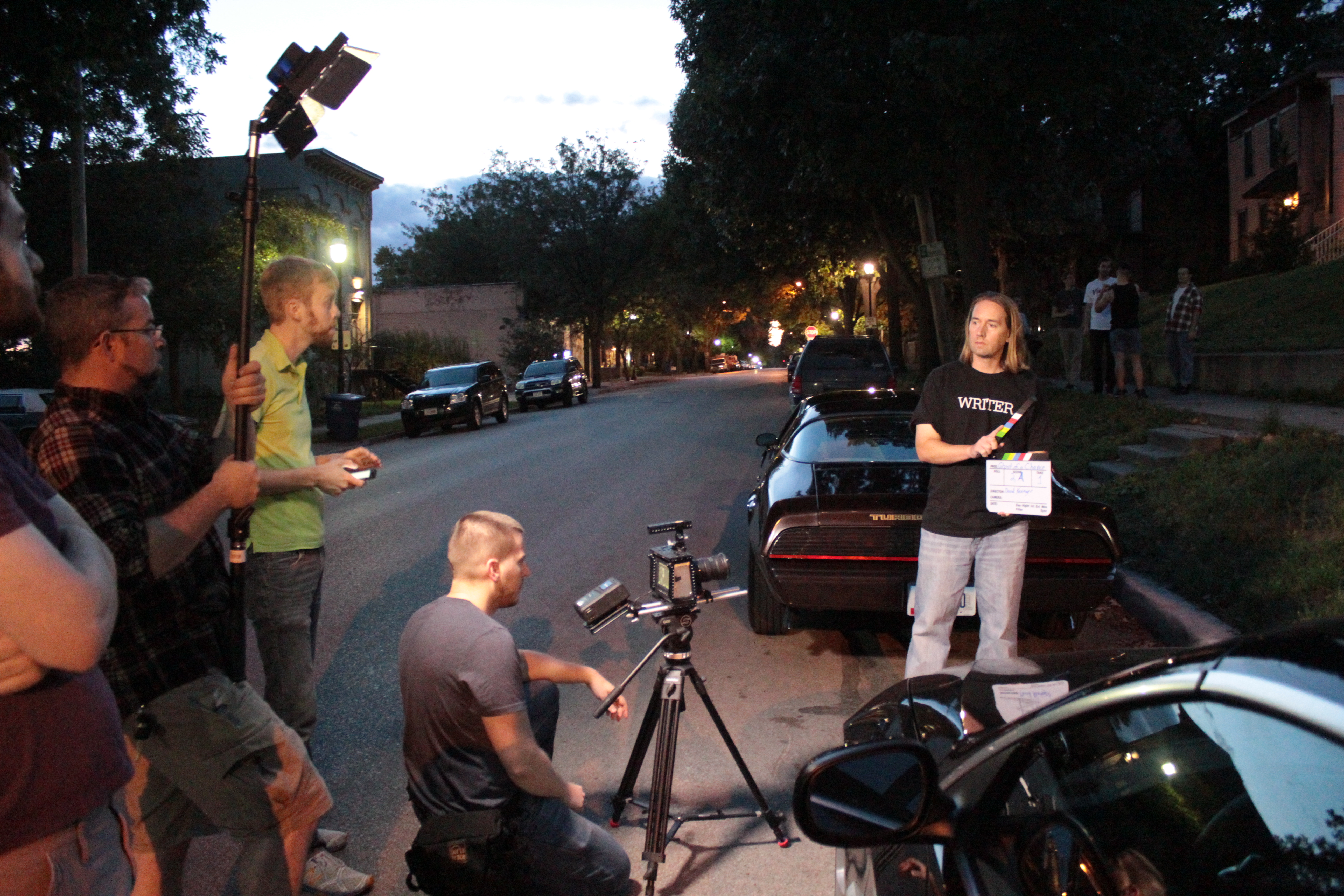 First night of shooting for Ghost of a Chance.