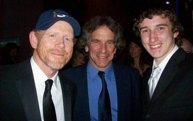 Eddie Huchro with Ron Howard and John Witry