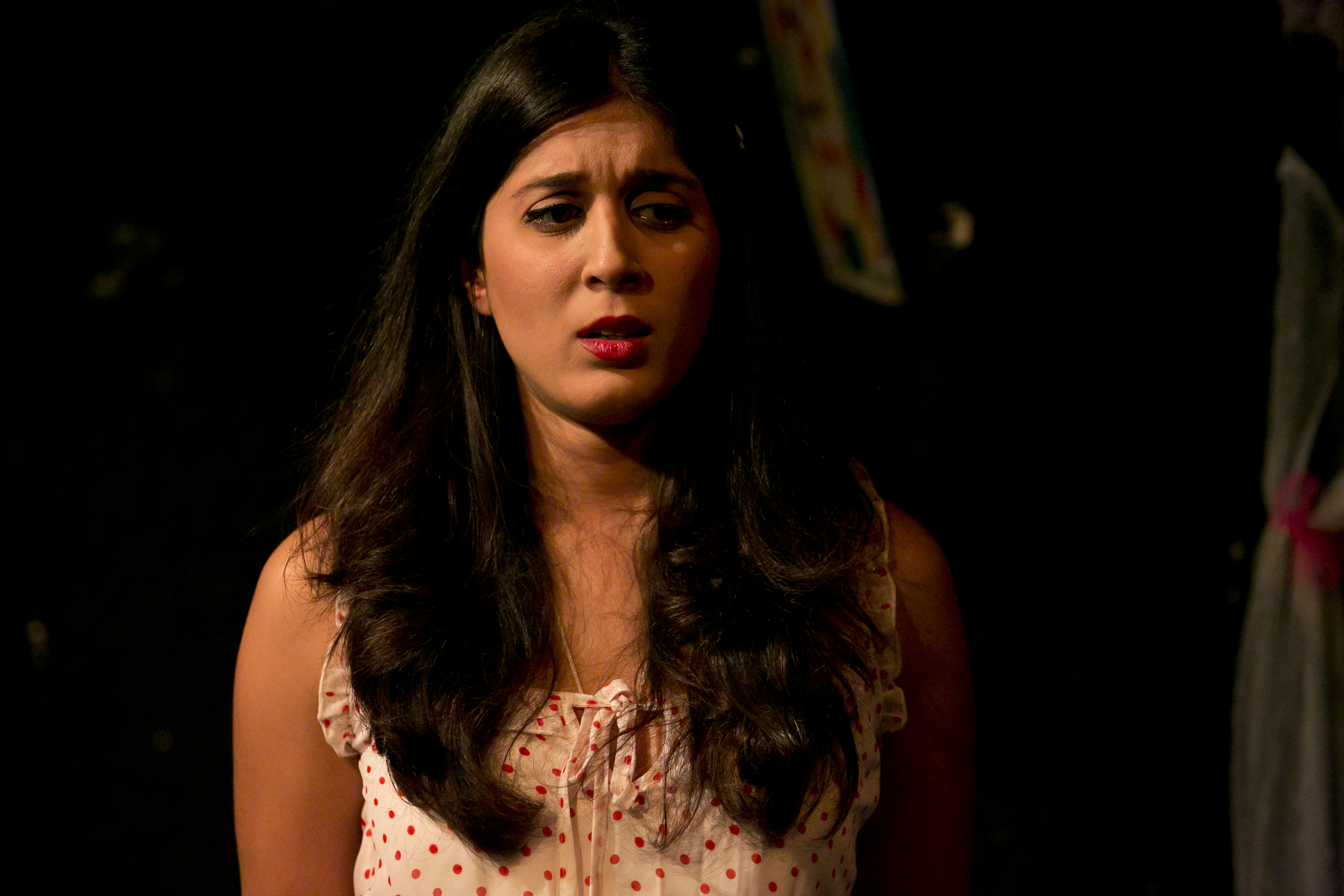 Amanda Soroudi in a still from the On-Stage production of 