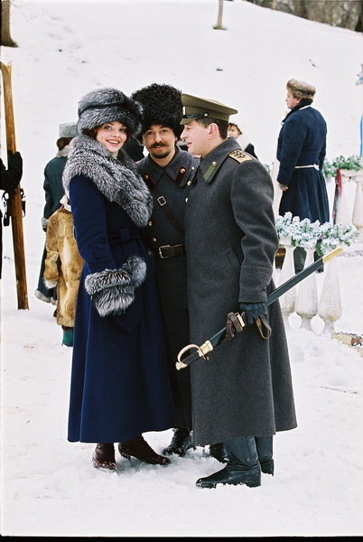 Sergey Bezrukov, Konstantin Khabenskiy and Elizaveta Boyarskaya in Admiral (2008)