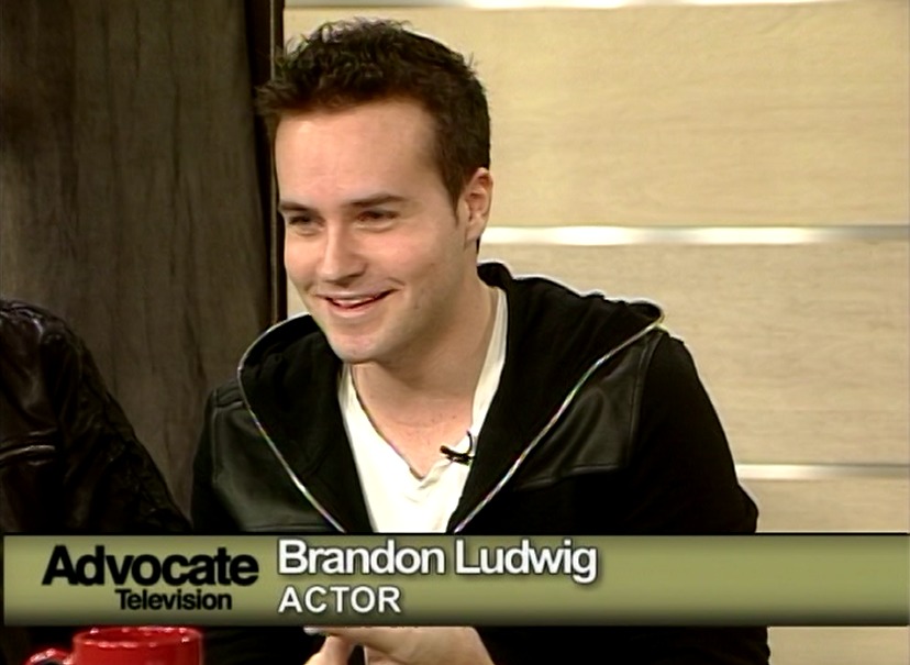 Brandon Ludwig celebrity guest on Advocate TV