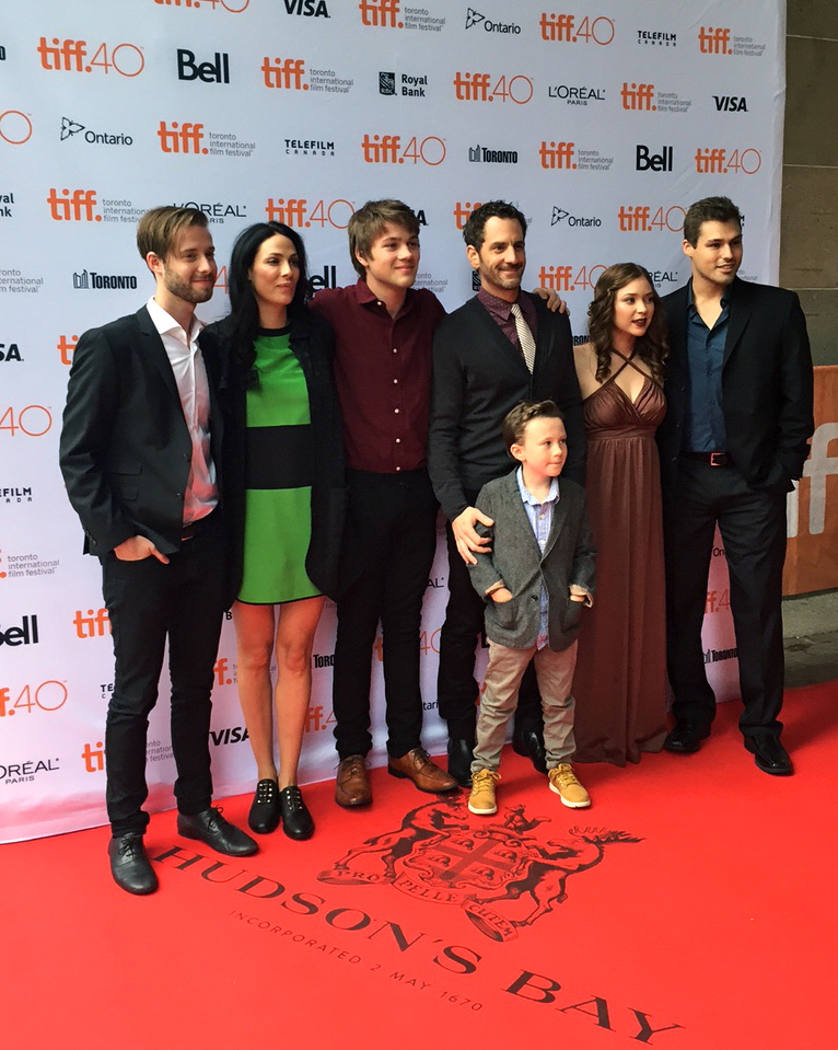 On the 2015 TIFF Red Carpet for the premiere of Closet Monster