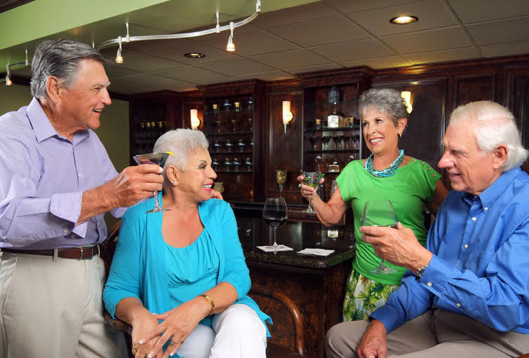 Dorothy L. Taylor, 2nd from left, as lifestyle model