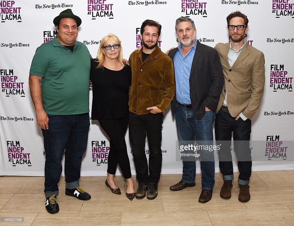 David Fierro, Ellen Mirojnick, Michael Angarano, Greg Jacobs, and Michael Begler attend the LACMA screening of the Knick season 2 on October 1st, 2015