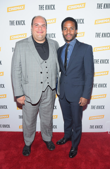 David Fierro and Andre Holland at the NY premiere of 