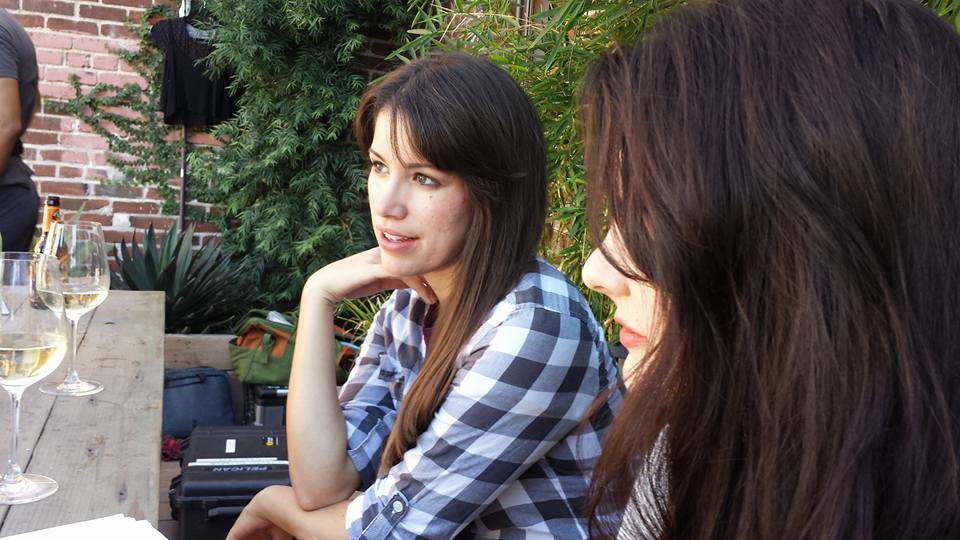 On set for Feature Film Shine Bright. Allie Marie (left) & Maddison Bullock (right)