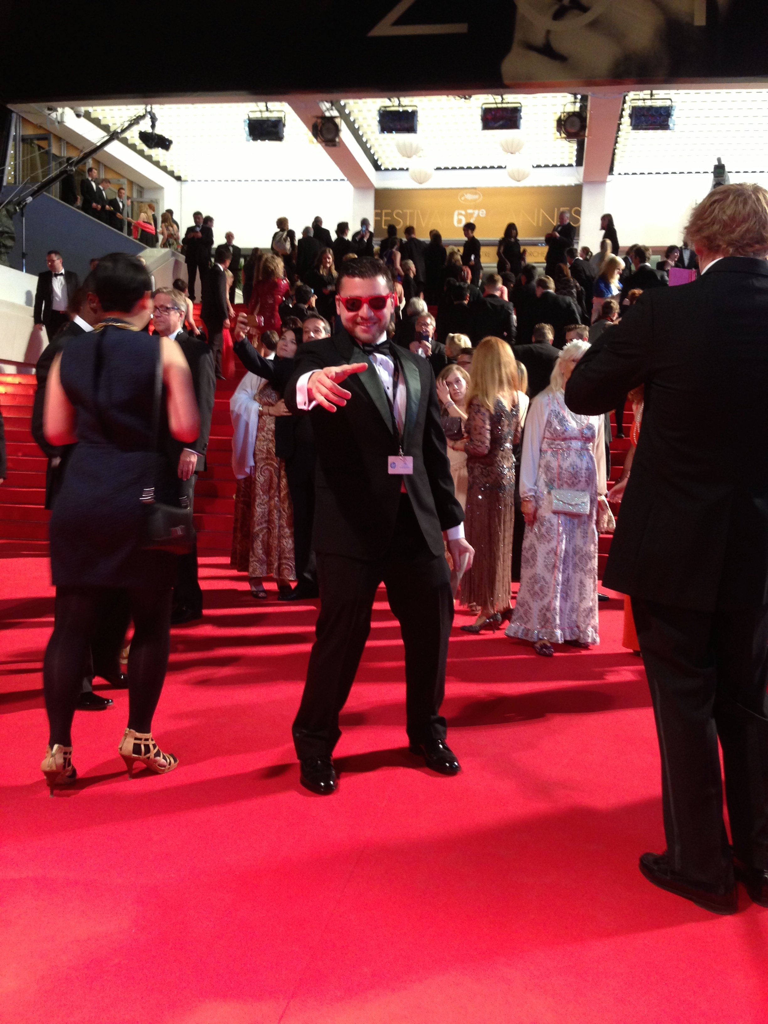 At the 67th Festival de Cannes premiere screening of How to Train Your Dragon 2. Screened, short film Melody at the Short Film Corner in 2014.