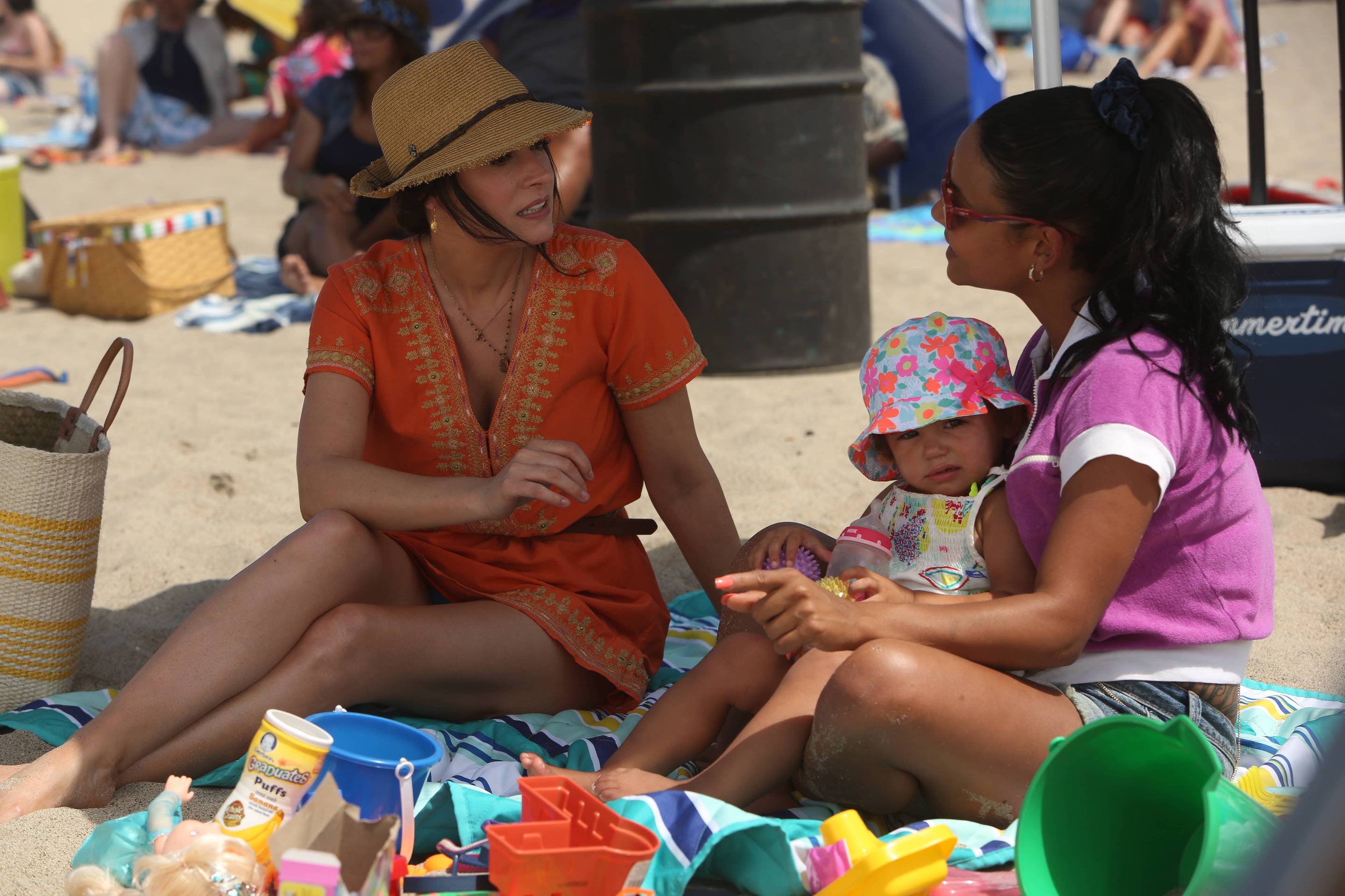 Still of Paget Brewster, Christina Milian and Emelia Golfieri in Grandfathered (2015)