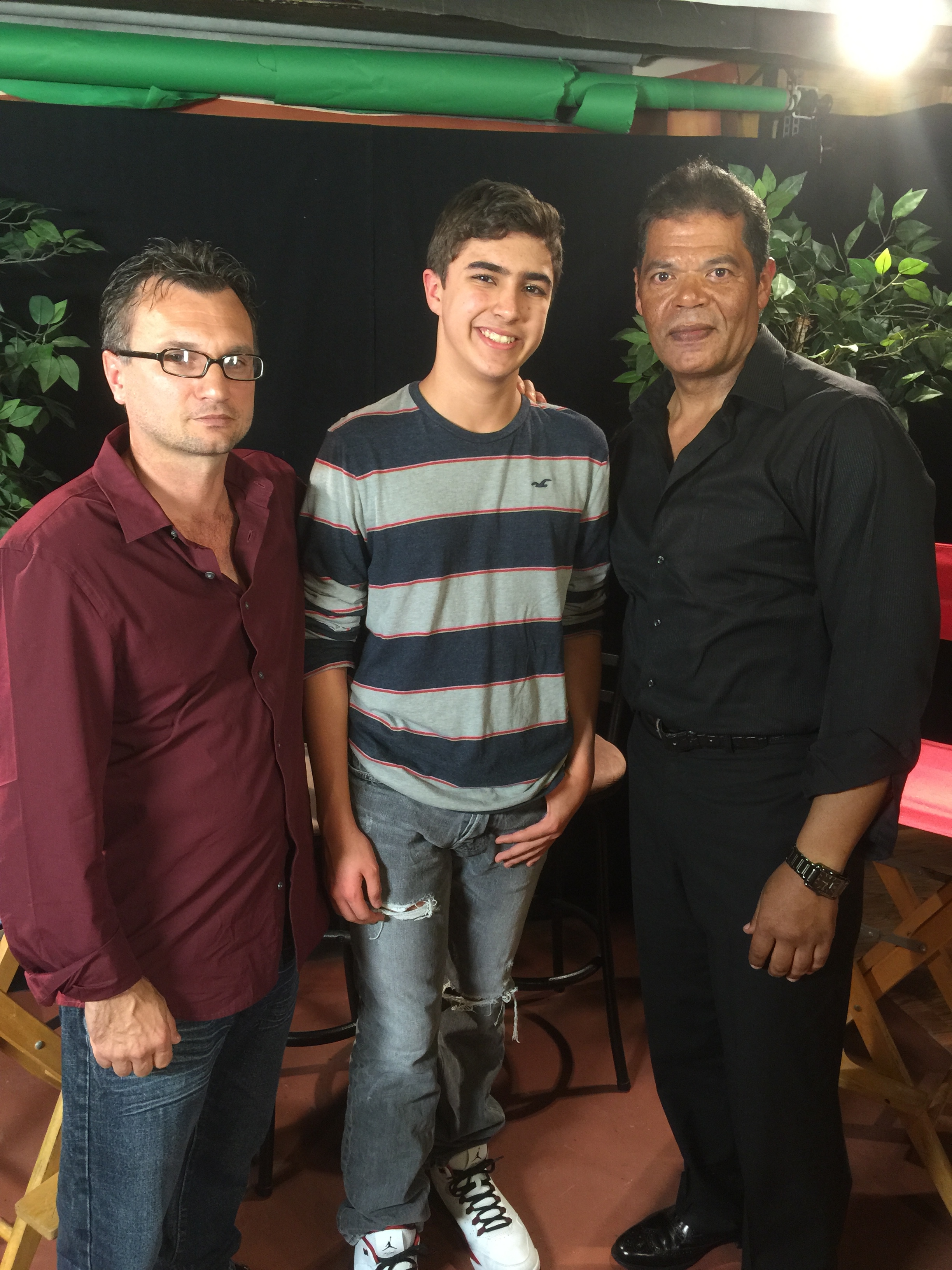 Filming together with Executive Producer from NYC Roger Fischer and Actor Tony De Leon