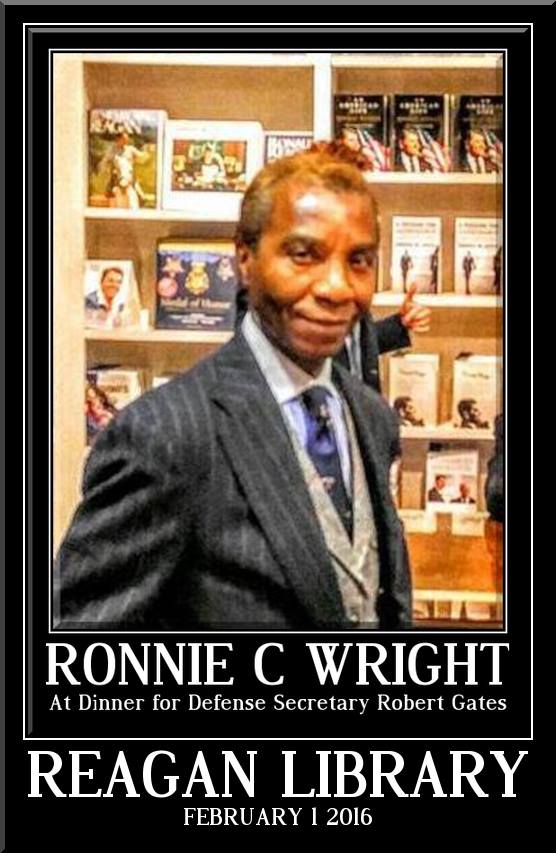 Ronnie C. Wright at Reagan Library