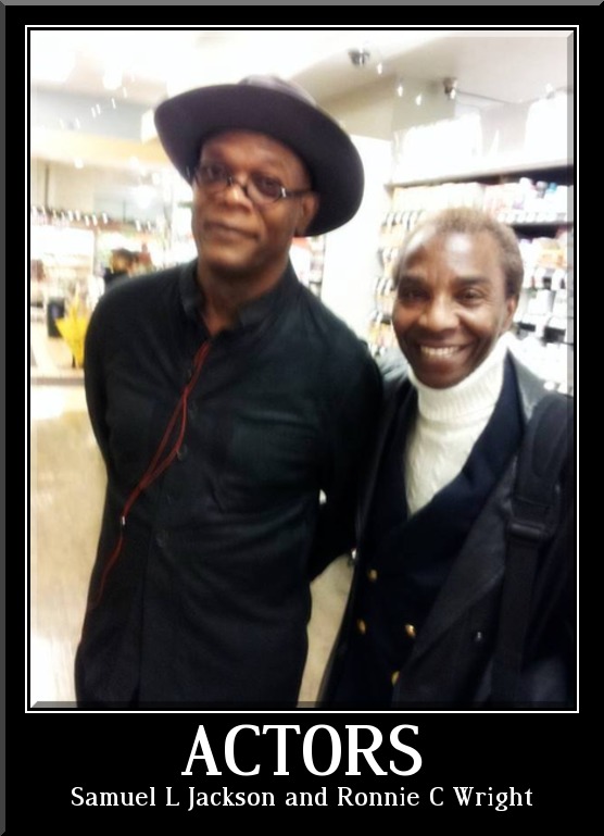 Actors Samuel L. Jackson and Ronnie C. Wright