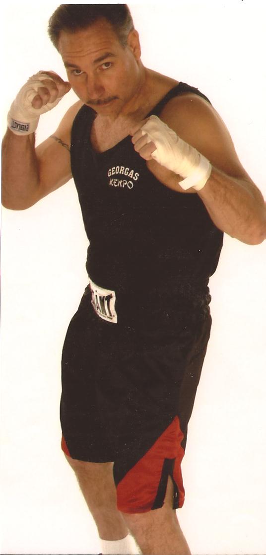 Chris G. Georgas 7th Degree black belt Kenpo Karate. 2004 Golden Leg Martial Arts - Middle Weight Kickboxing Champion