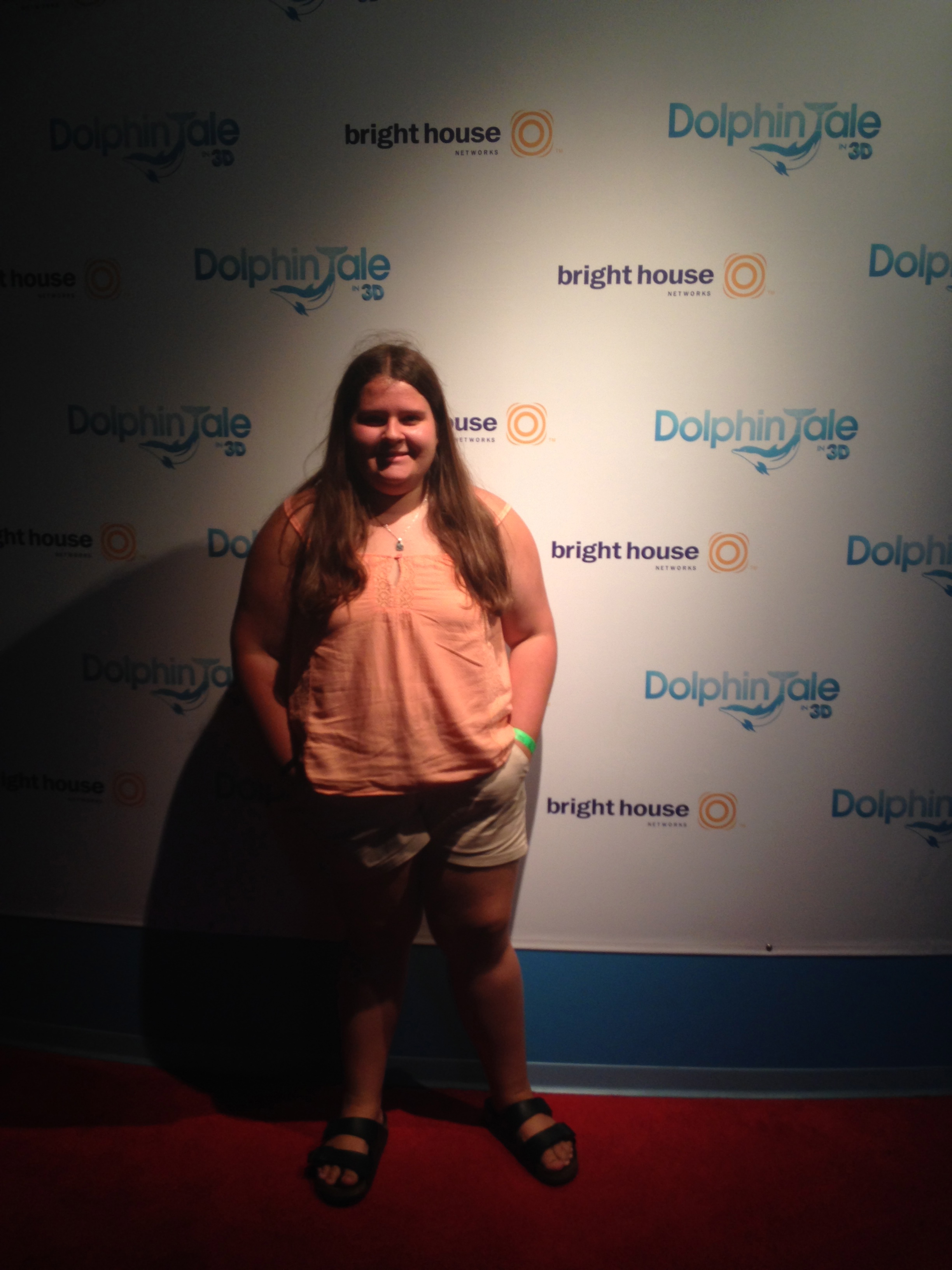 Brooke Gambe on set of Dolphin Tale 2