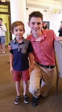 The Things We've Seen Meet and Greet - Neely (Noah McCarty-Slaughter) and Young Neely (Griffin Morgan)