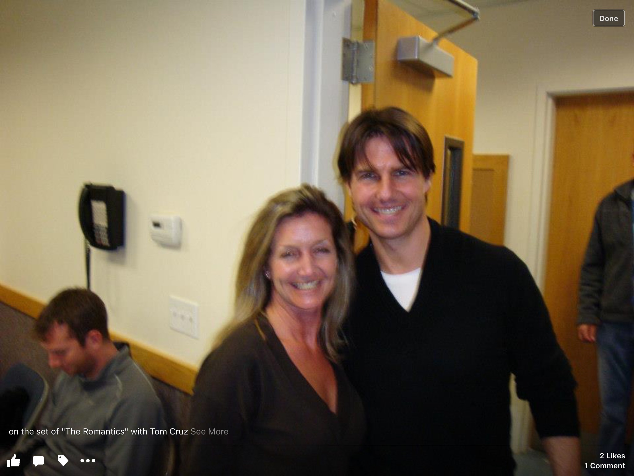 Hanging out with Tom Cruise on the set of 