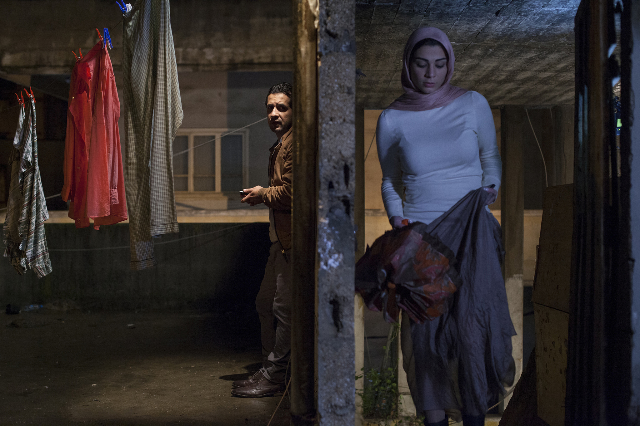 Still of Hussein Mokadem and Zeinab Hind Khadra in Halal Love (2015)