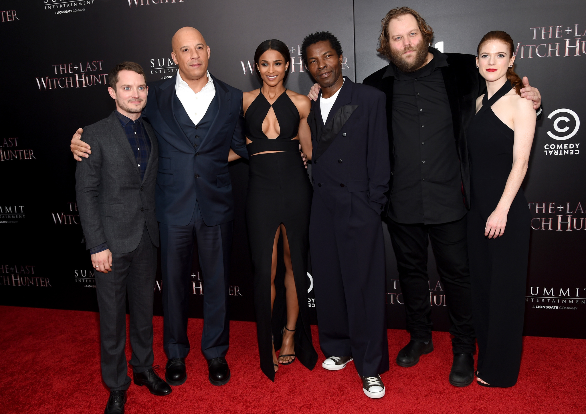 Elijah Wood, Vin Diesel, Isaach De Bankolé, Ólafur Darri Ólafsson and Rose Leslie at event of Paskutinis Raganu Medziotojas (2015)