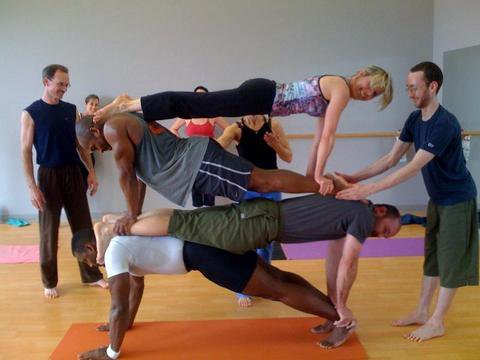 The Gil Foundation. Acrobat Yoga... Namaste:)