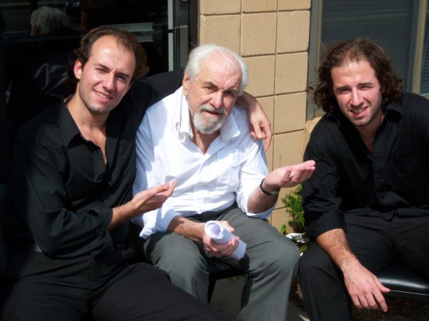 Evangelos Giovanis, Louis Zorich, George Giovanis