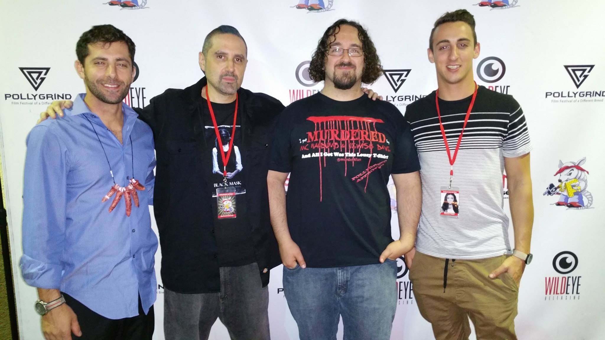 Paul Tumpson, David Rosen, Alex Colonna, and Doug Farra attend Pollygrind Film Festival in Las Vegas