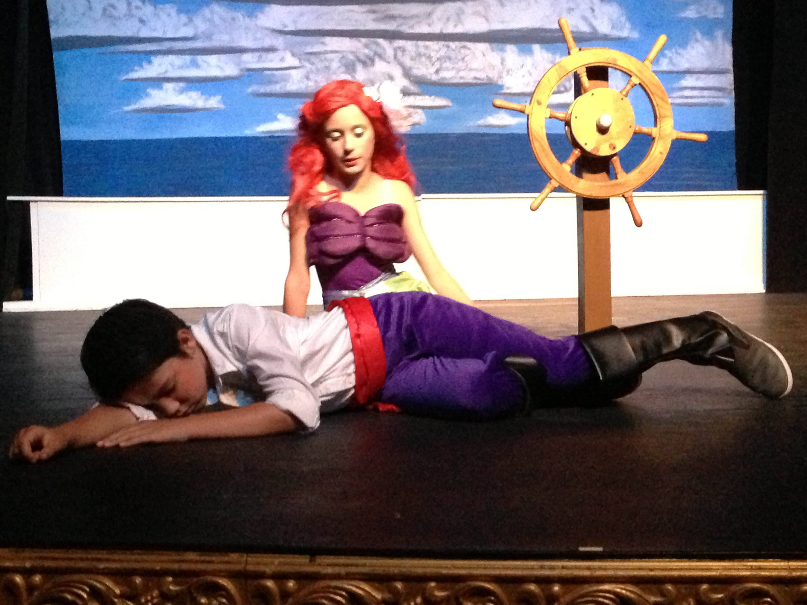 Jaden has Prince Eric in the Little Mermaid