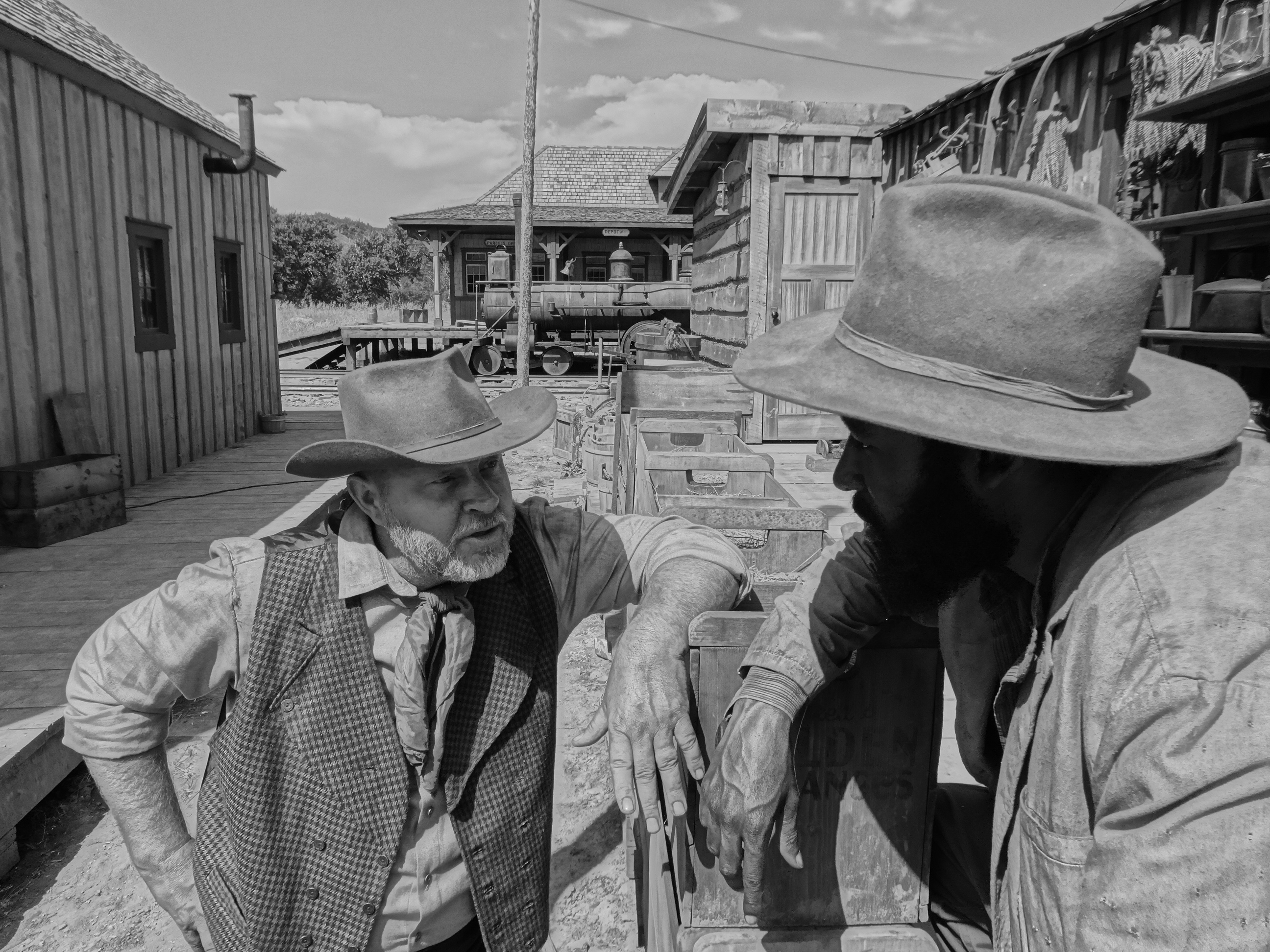 John Lacy as Virgil Farnsworth in AMC's Hell on Wheels.