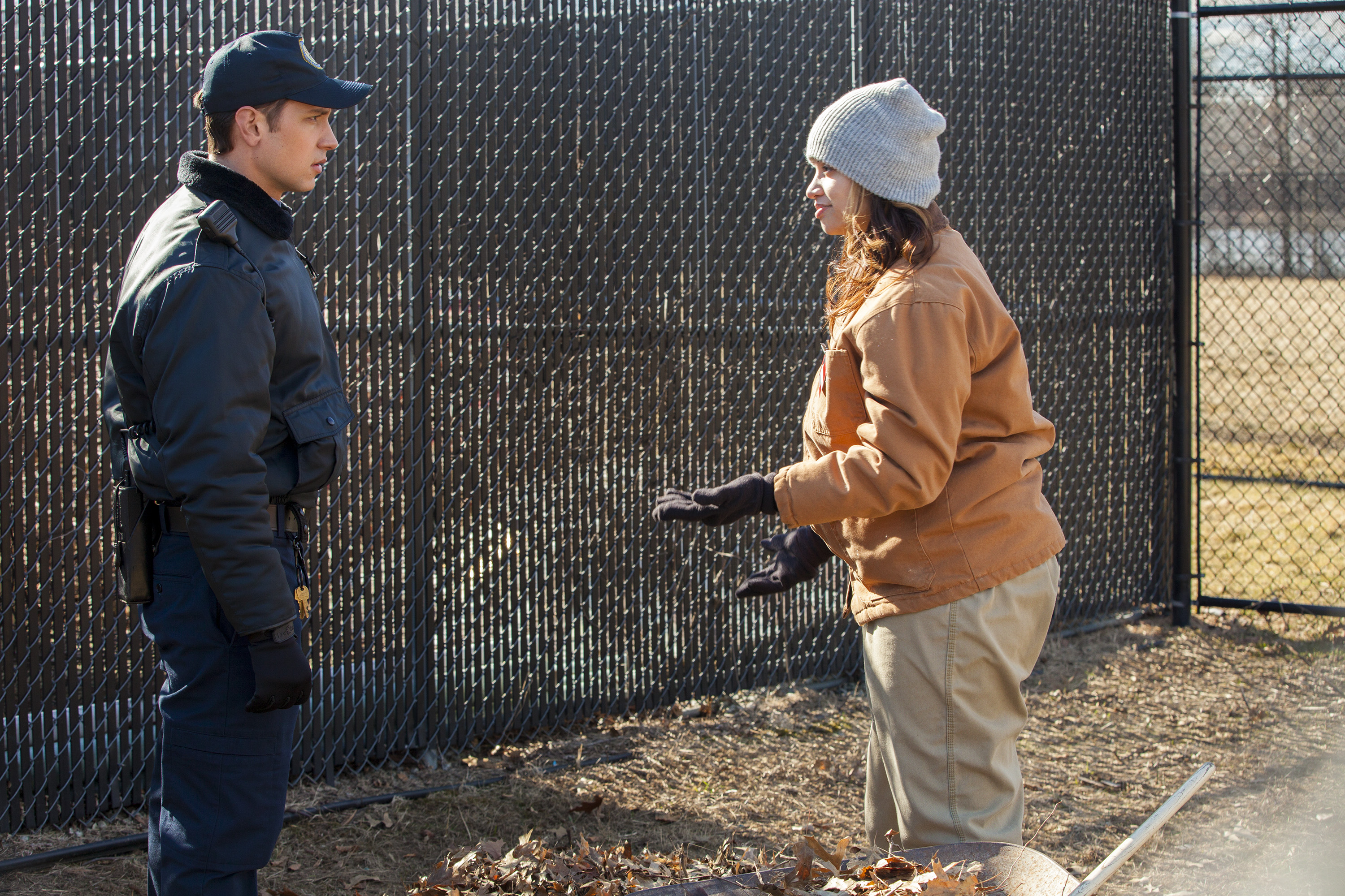 Still of Matt McGorry and Dascha Polanco in Orange Is the New Black (2013)