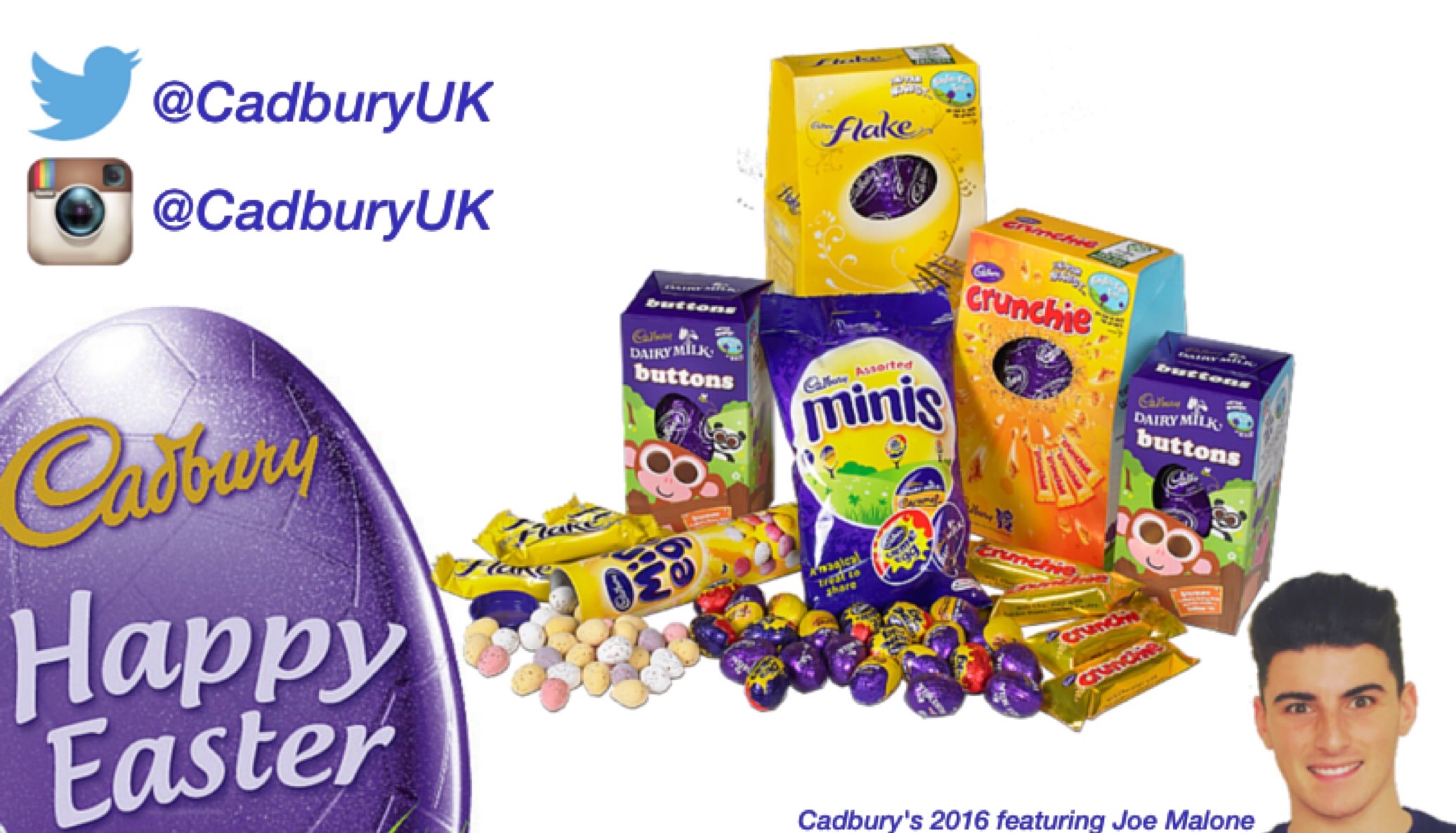 Joe Malone Cadbury's Easter Ad 2016