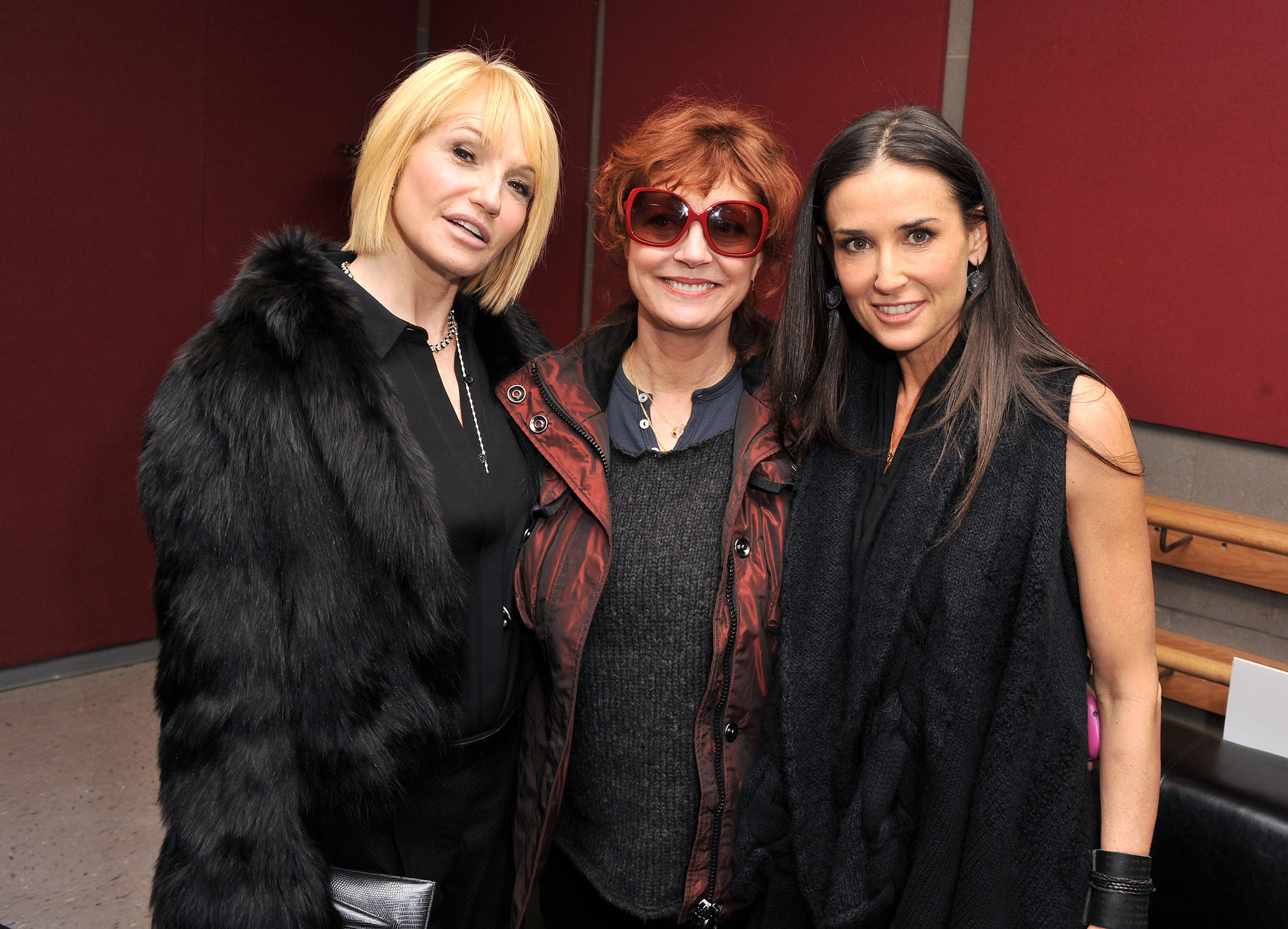 Demi Moore, Susan Sarandon and Ellen Barkin at event of Another Happy Day (2011)