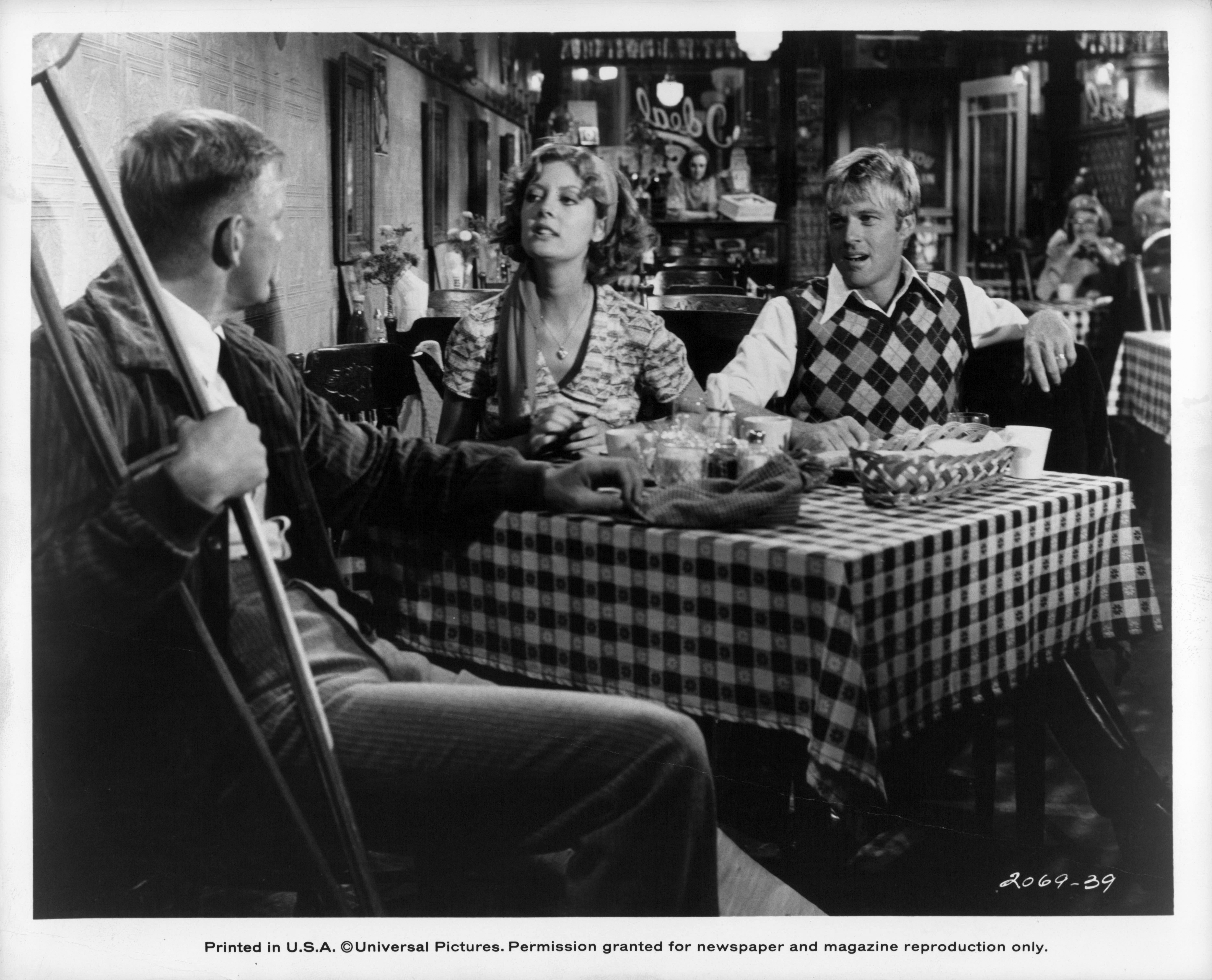 Still of Susan Sarandon and Robert Redford in The Great Waldo Pepper (1975)