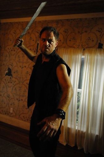 Jason Douglas as 'Garrett' in Revolution (2012)