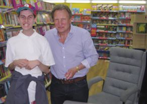 Me with the Leeds United boss Neil Warnock