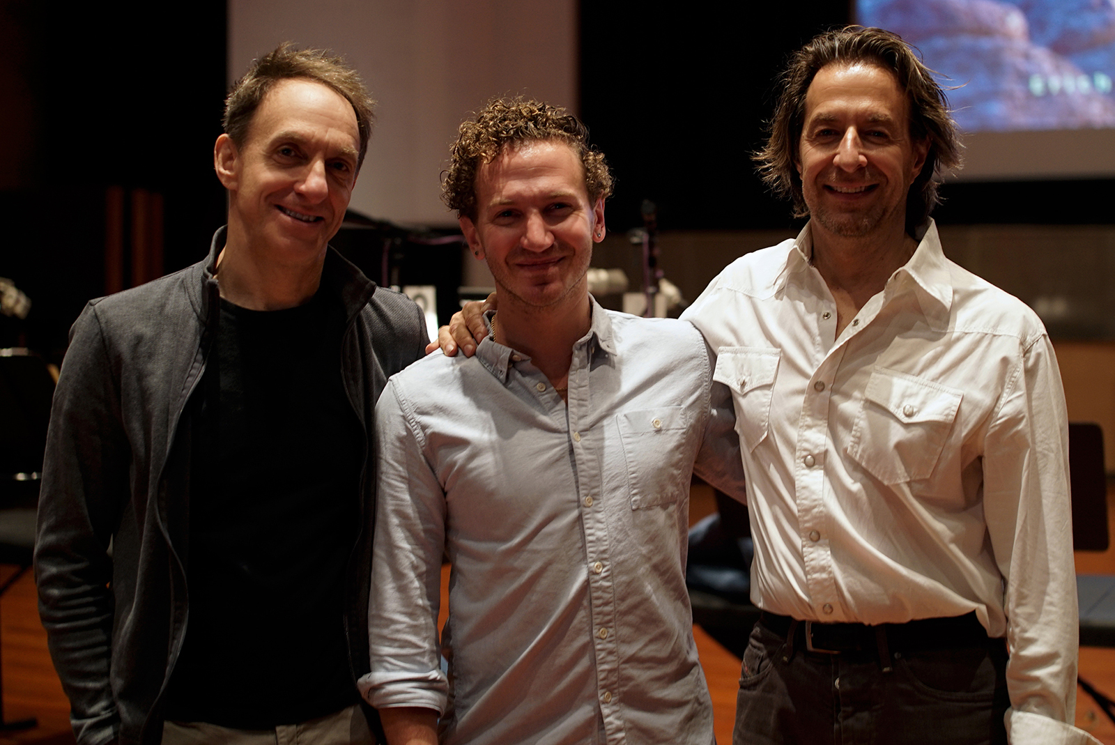 William Kenneth Goldman, Mychael Danna, Jeff Danna, solo throat-singing session for The Good Dinosaur