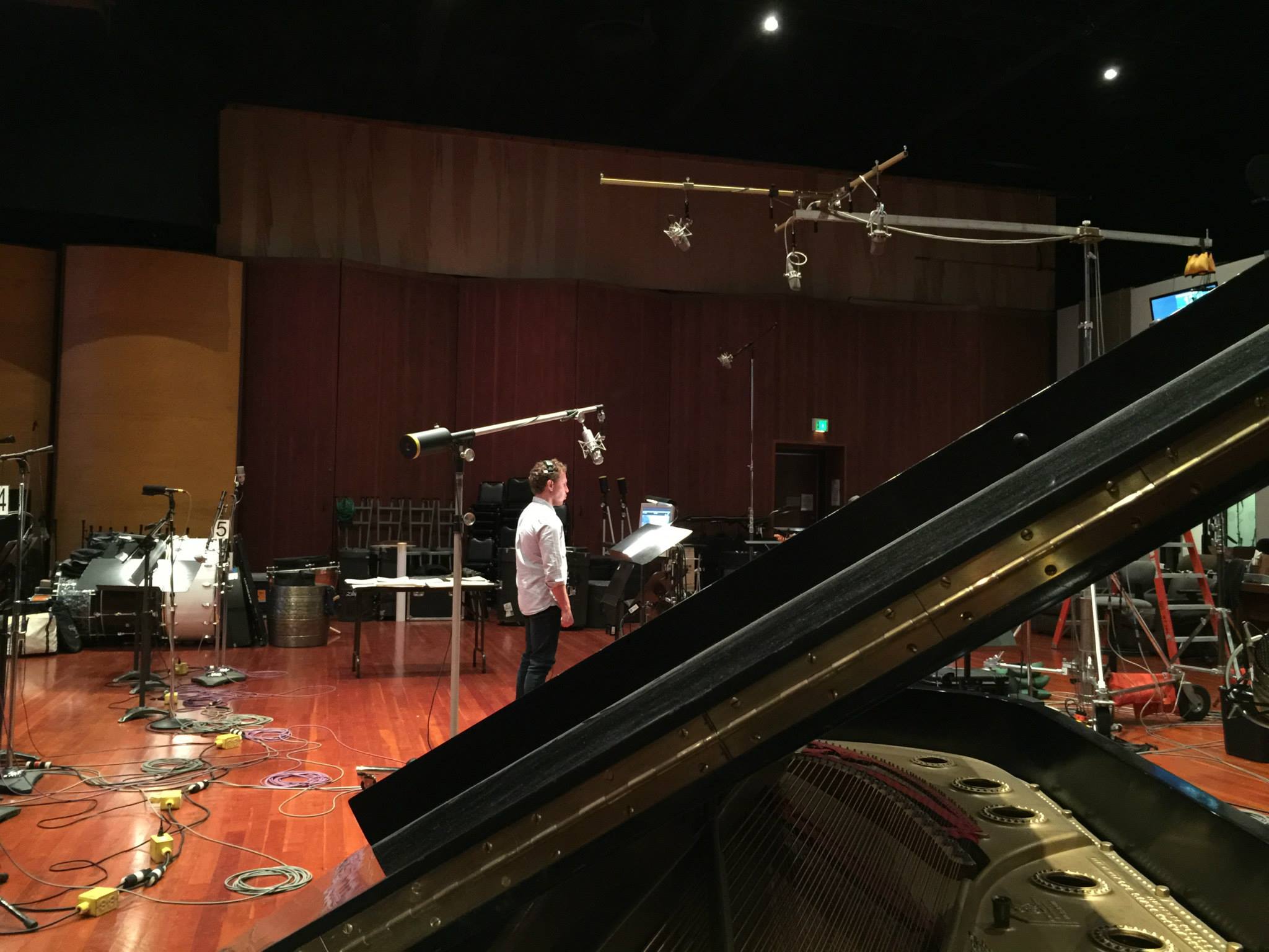 Eastwood Scoring Stage, Warner Bros Studios. Disney/Pixar's The Good Dinosaur solo voice session