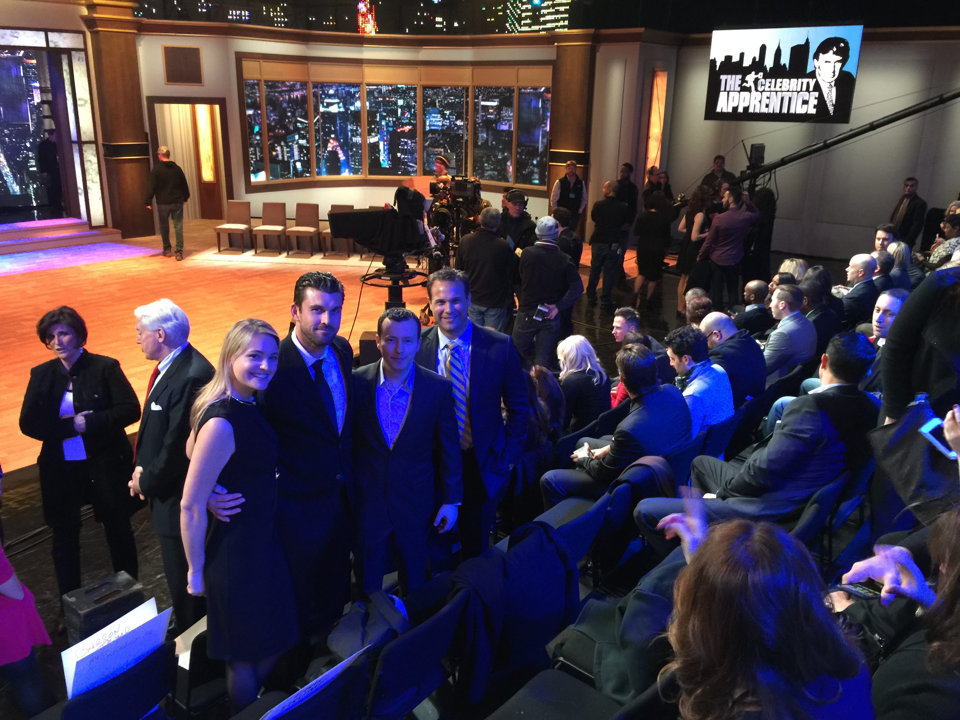 The Celebrity Apprentice Season Finale Live Recording, Rick Nechio and NBC Producers