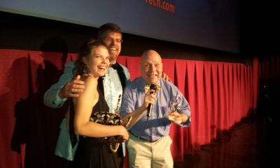 Receiving the Rising Star Award @ MIFF With Brooks Braselman and Terry Cronin