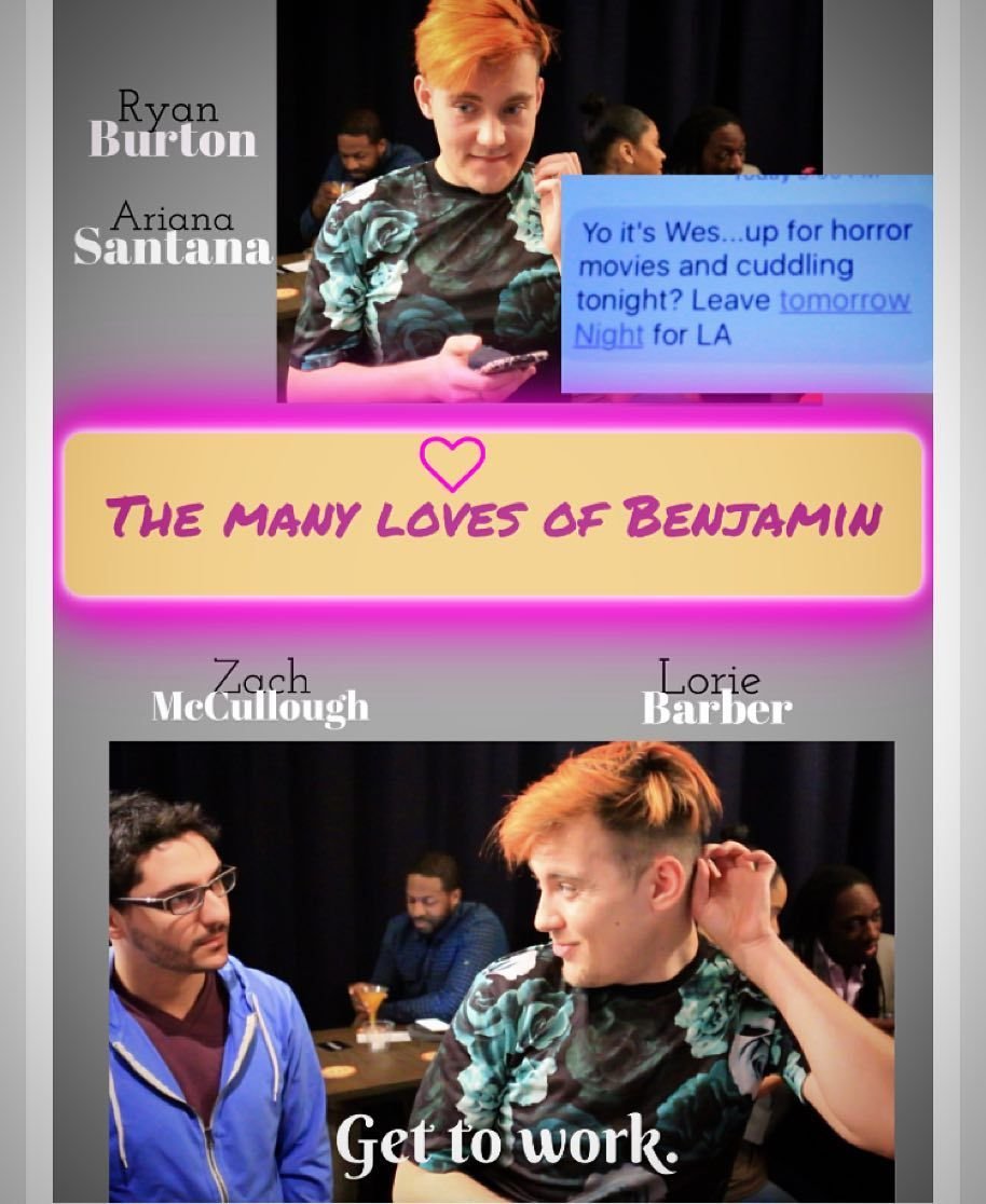 Ryan Burton, Lorie Barber, Zach McCullough, Ariana Santana and Bobby Brumand in The Many Loves of Benjamin (2016)