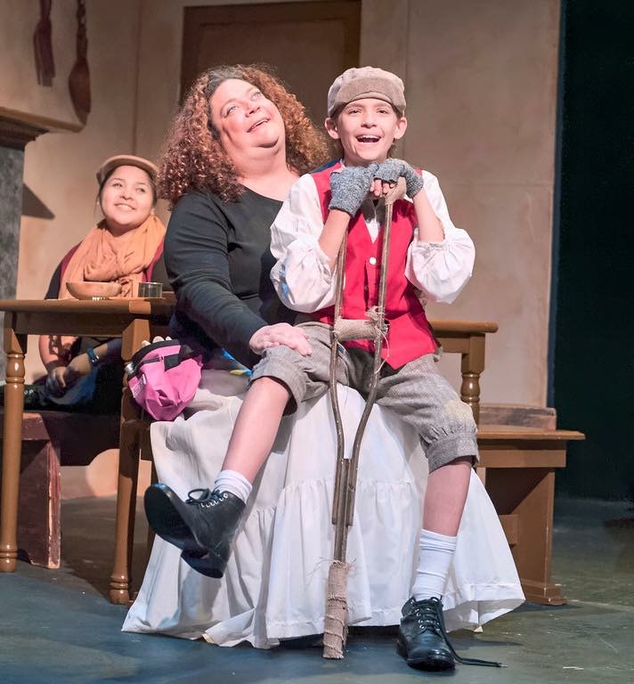 Julian played the role of Luther (who played an overgrown Tiny Tim) in the production of Inspecting Carol at Pacifica Spindrift Players NOV-DEC 2015.