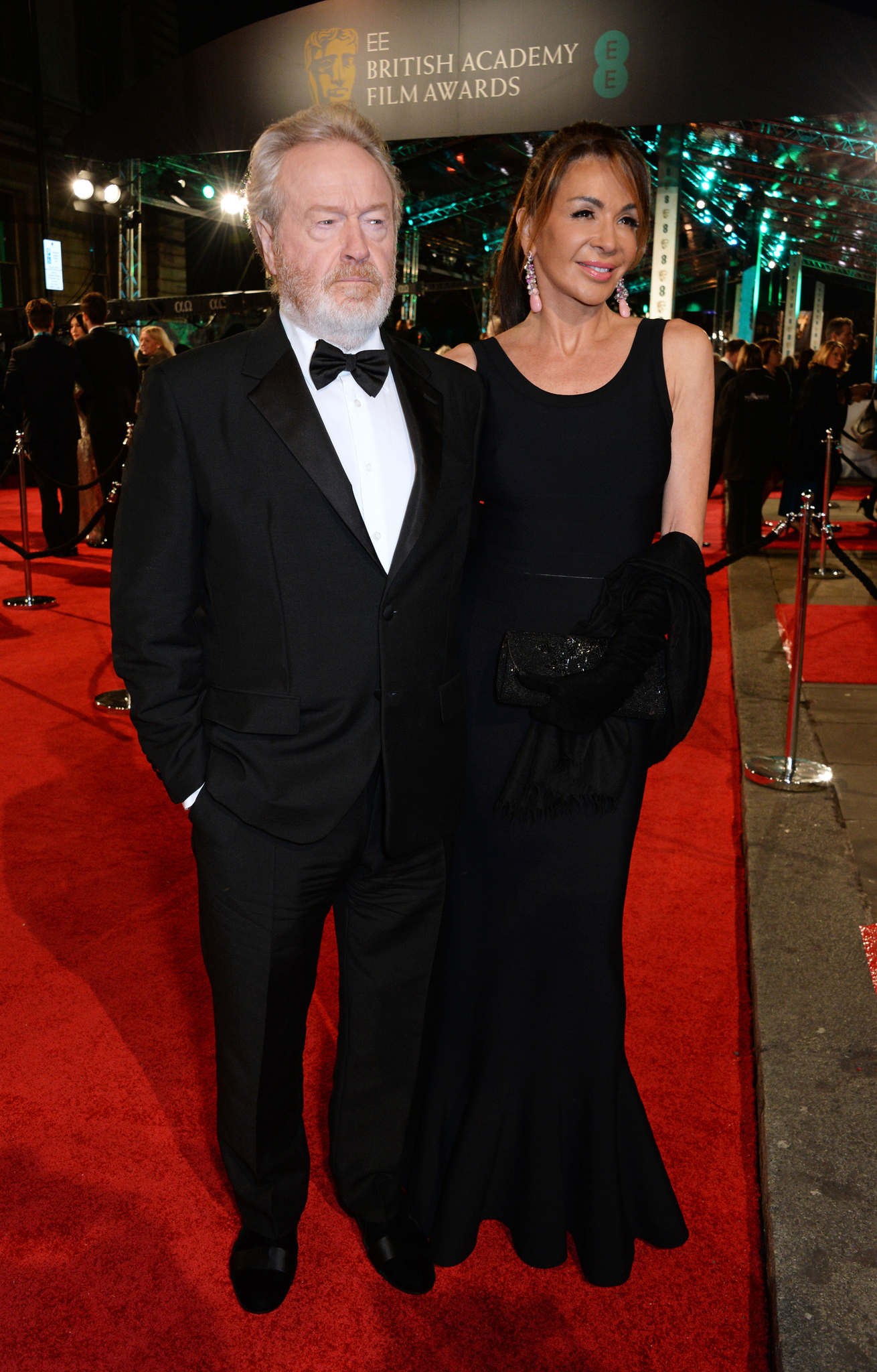 Ridley Scott and Giannina Facio-Scott at event of The EE British Academy Film Awards (2016)
